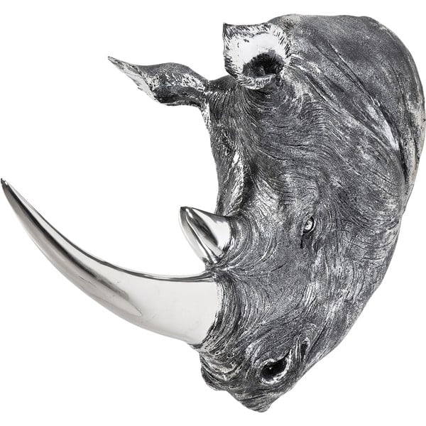 Decorațiune de perete formă cap de rinocer Kare Design Unicorn