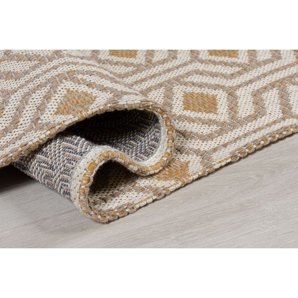 Covor din bumbac Flair Rugs Bombax, 192 x 290 cm, bej-galben-image-1