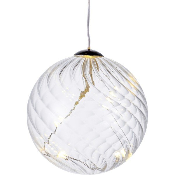 Decorațiune cu lumină LED Sirius Wave Ball, Ø 8 cm
