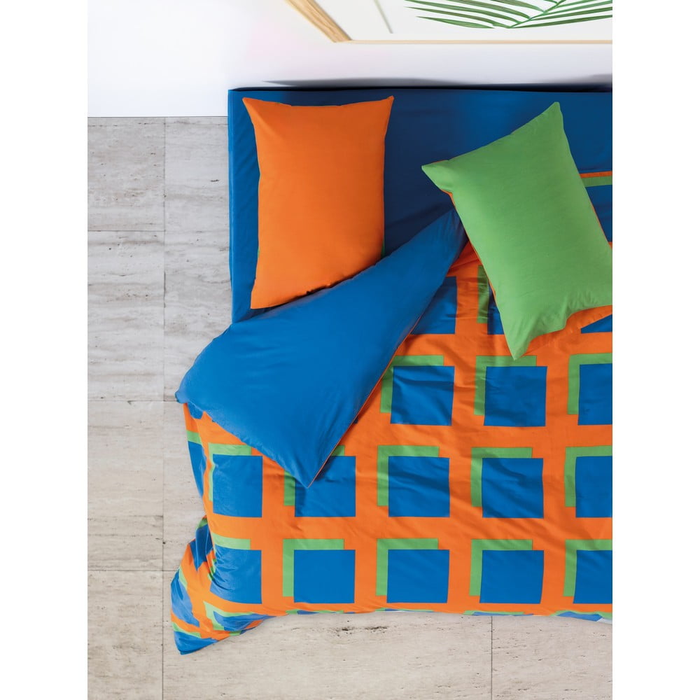 Lenjerie de pat din bumbac ranforcé pentru pat dublu, extinsă cu cearceaf inclus, cu 4 piese 200x220 cm Venus – Mijolnir
