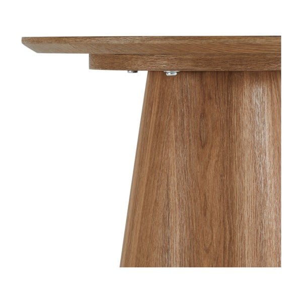 Măsuță de cafea în culoare naturală cu aspect de lemn de stejar ø 45 cm Tango – Furnhouse-image-3
