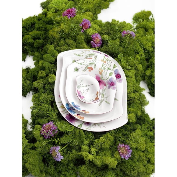 Bol din porțelan Villeroy & Boch Mariefleur Serve, 21 x 18 cm, motiv floral, multicolor-image-2