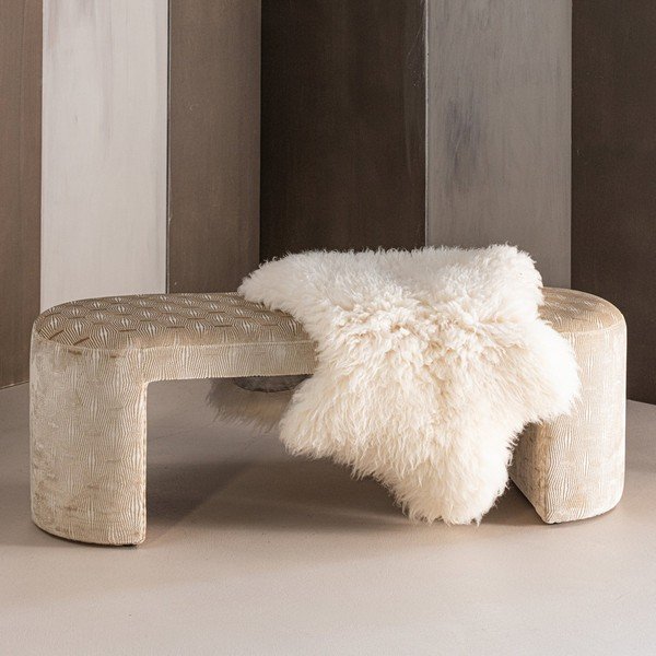 Bancă bej capitonată Jacob – WOOOD-image-1