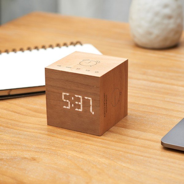 Ceas deșteptător digital Cube Plus – Gingko-image-1