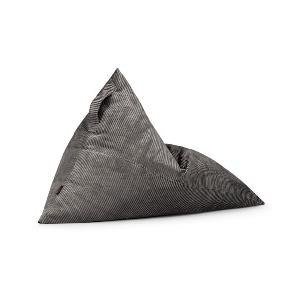 Fotoliu bean bag negru cu tapițerie din catifea reiată Razz – SLOWDOWN-image-4