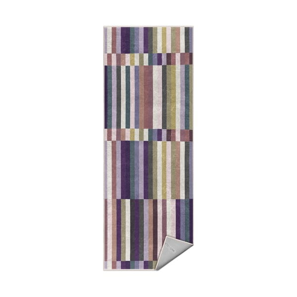 Covor tip traversă mov lavabil 80x200 cm Purple Rain – Mila Home