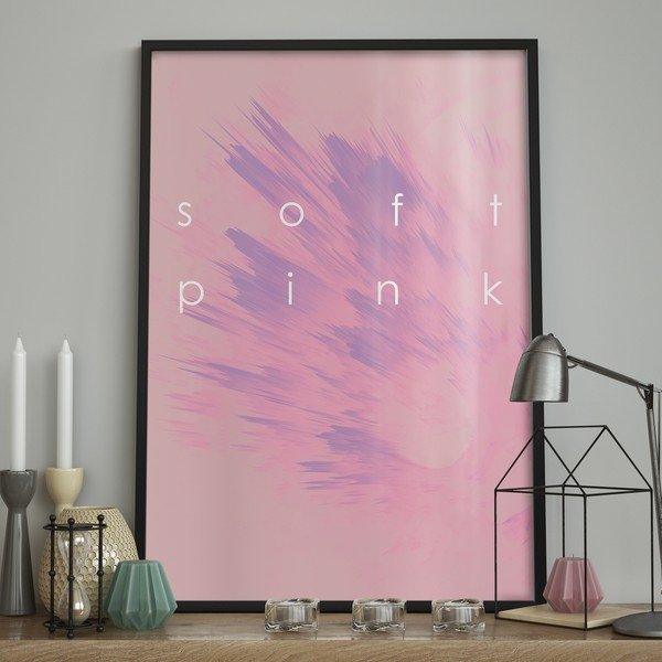 Poster DecoKing Explosion SoftPink, 70 x 50 cm-image-1