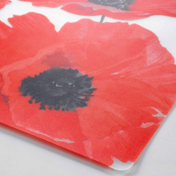 Suport pentru farfurii 28.5x44 cm Red flower – douceur d'intérieur-image-1