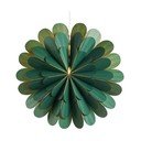 Decorațiune luminoasă verde ø 45 cm  cu model de Crăciun Marigold – Markslöjd