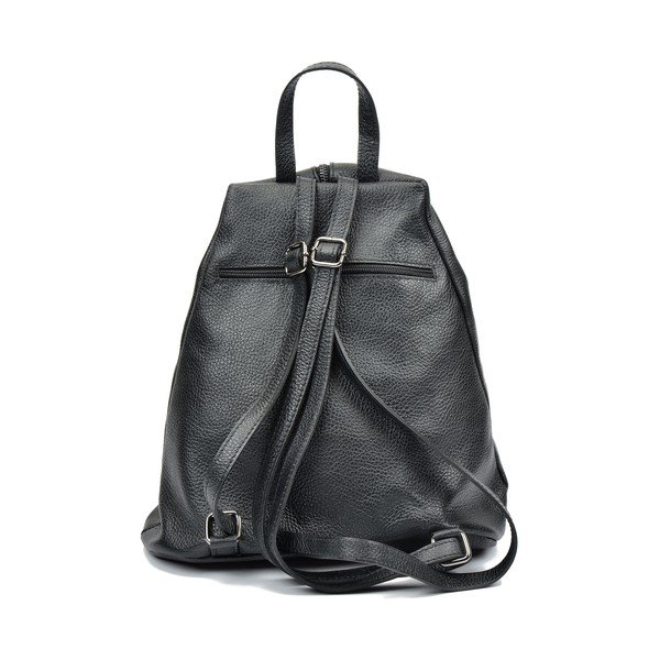 Rucsac din piele Luisa Vannini Fruhlo, negru-image-3