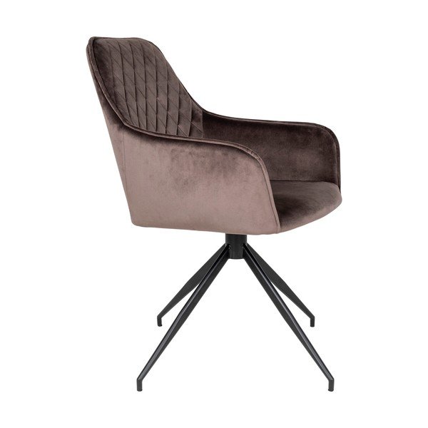 Scaun de sufragerie maro tapițat Harbo – House Nordic-image-3