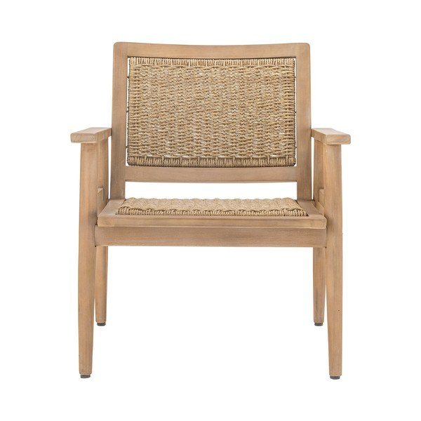 Fotoliu de grădină în culoare naturală din lemn masiv Sorrento – Bloomingville-image-2