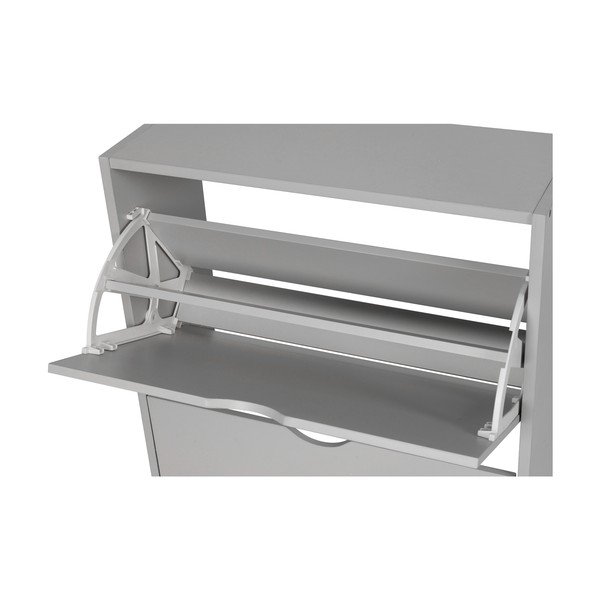 Pantofar gri cu deschidere înclinată 50x82x24 cm Stelo – Bonami Essentials-image-4