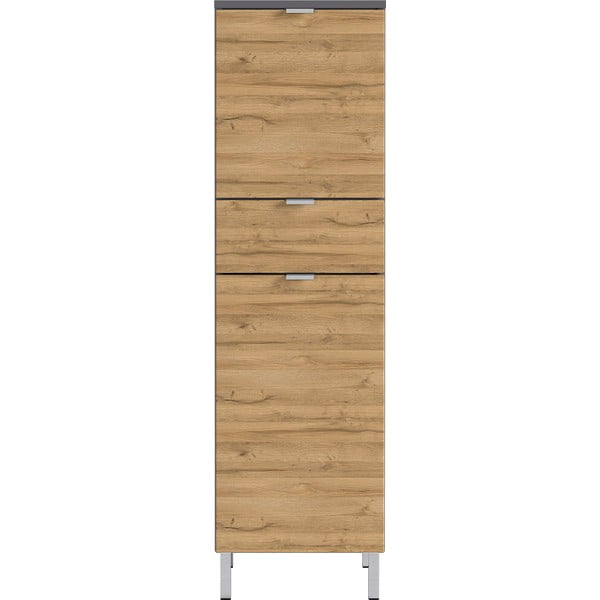 Dulap în decor de stejar Germania Mauresa, înălțime 120 cm-image-1