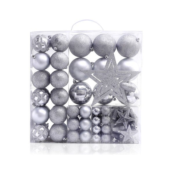 Set 100 decorațiuni de Crăciun DecoKing Star-image-2