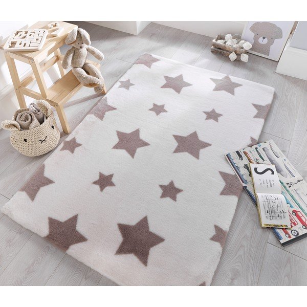Covor Flair Rugs Twinkle, 90 x 150 cm, alb-image-1