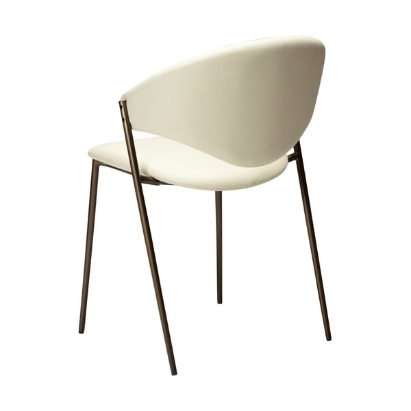 Scaun de dining fildeș din imitație de piele Zone – DAN-FORM Denmark-image-4