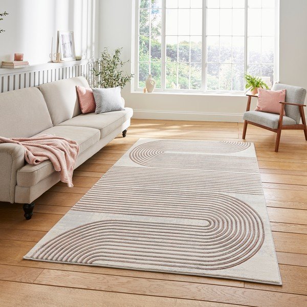 Covor roz/gri deschis 160x220 cm Apollo – Think Rugs-image-1