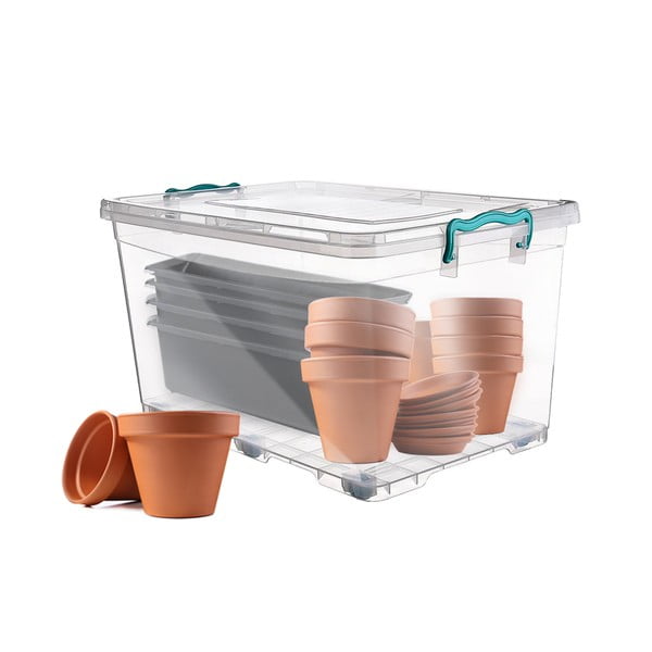 Cutie de depozitare din plastic cu capac Multi - Orion-image-1