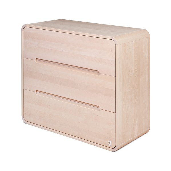 Comodă cu 3 sertare și masă de înfășat detașabilă YappyKids Owl, natural-image-3