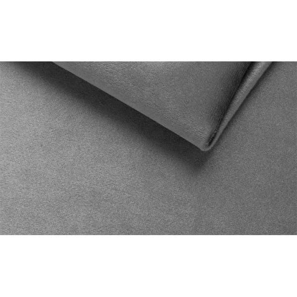 Canapea gri deschis cu tapițerie din catifea 185 cm Chelsea – Ropez-image-4