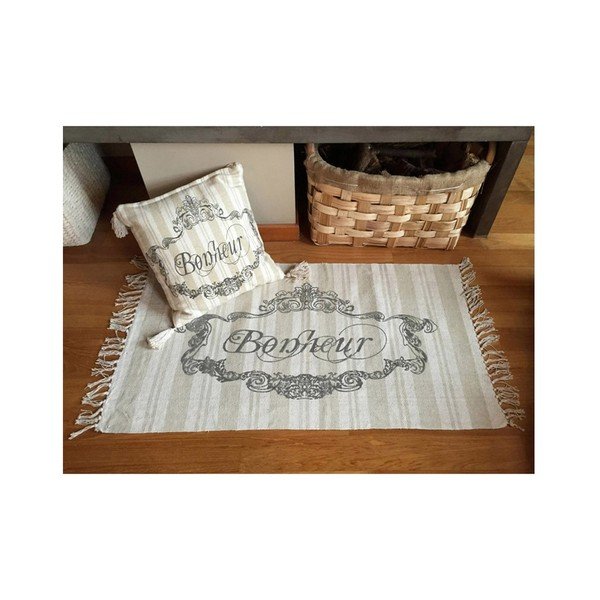 Covor din bumbac țesut manual, Webtappeti Shabby Bonheur, 60 x 110 cm-image-3