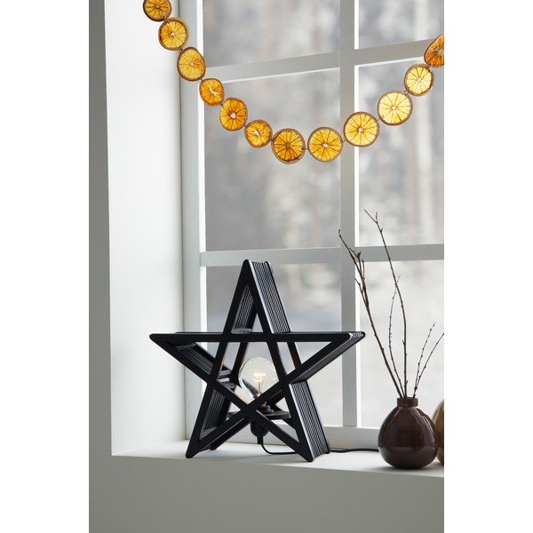 Decorațiune luminoasă de Crăciun neagră Bamboo – Markslöjd-image-2