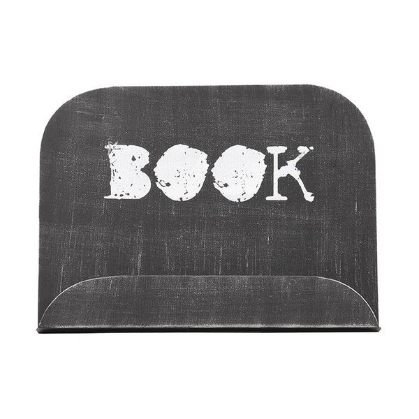 Suport metalic pentru cărți LABEL51, negru-image-1