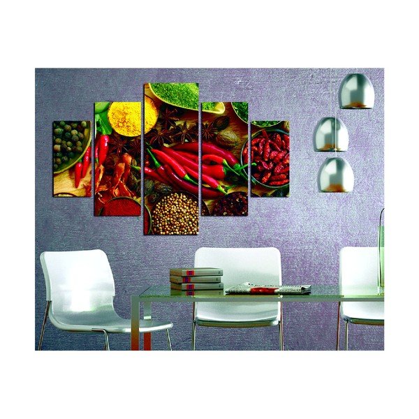 Tablou din 5 piese Pepper-image-1