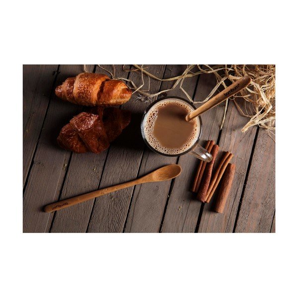 Set 2 lingurițe pentru cafea latte Bambum Legro-image-3