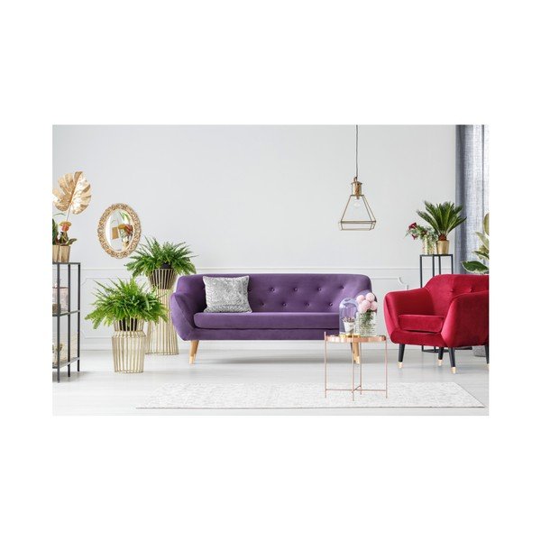 Canapea cu 3 locuri Mazzini Sofas Amelie, violet-image-4