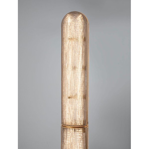Lampadar alămiu LED din metal cu abajur din sticlă (înălțime 165,5 cm) Gloree – Nova Luce-image-2