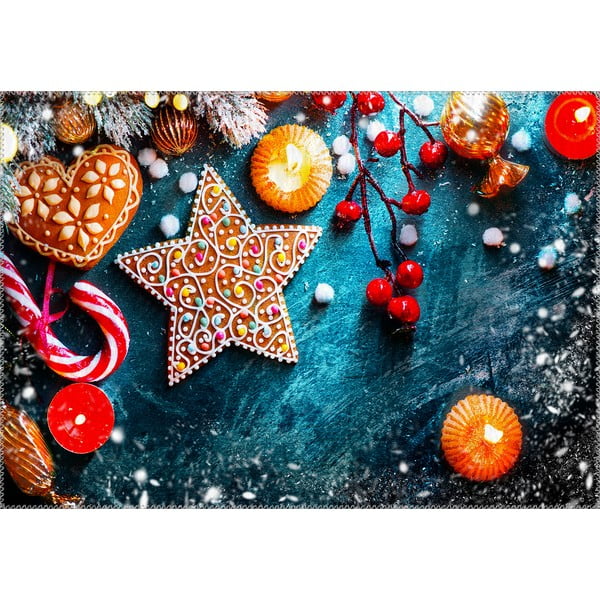 Covor Vitaus Christmas Period Star Cookie, 50 x 80 cm