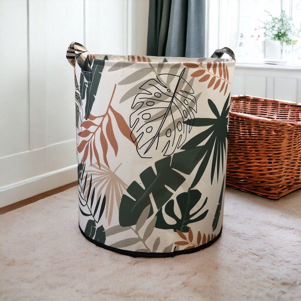 Coș de depozitare de depozitare din material textil ø 37x40 cm – Mioli Decor-image-1