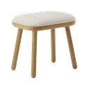 Scaun alb-în culoare naturală Paff Tall – UMAGE