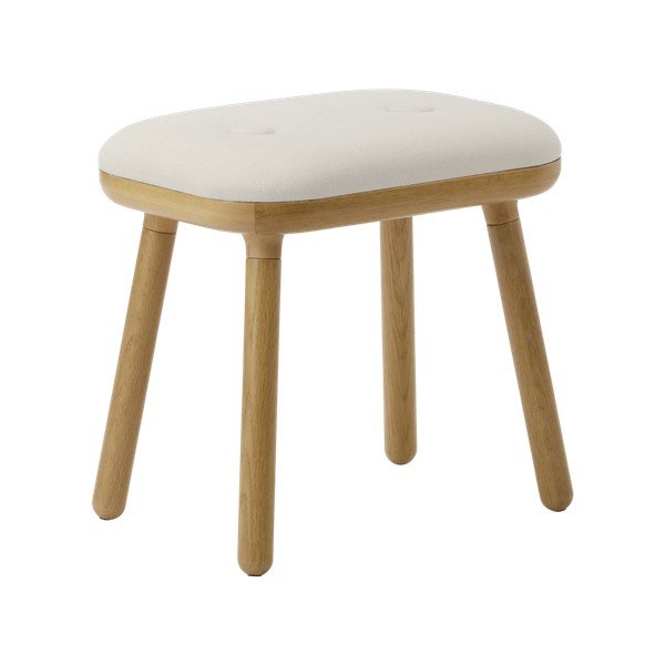 Scaun alb-în culoare naturală Paff Tall – UMAGE