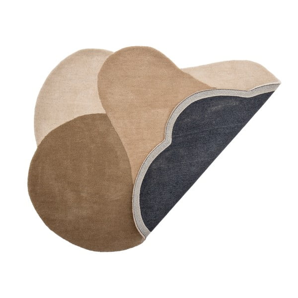 Covor maro din lână 110x140 cm Denton – Bloomingville-image-4