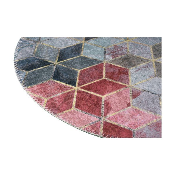 Covor roz/gri deschis lavabil 120x180 cm – Vitaus-image-2