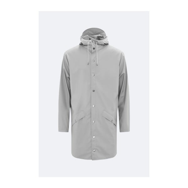 Jachetă unisex impermeabilă Rains Long Jacket, mărime S / M, gri