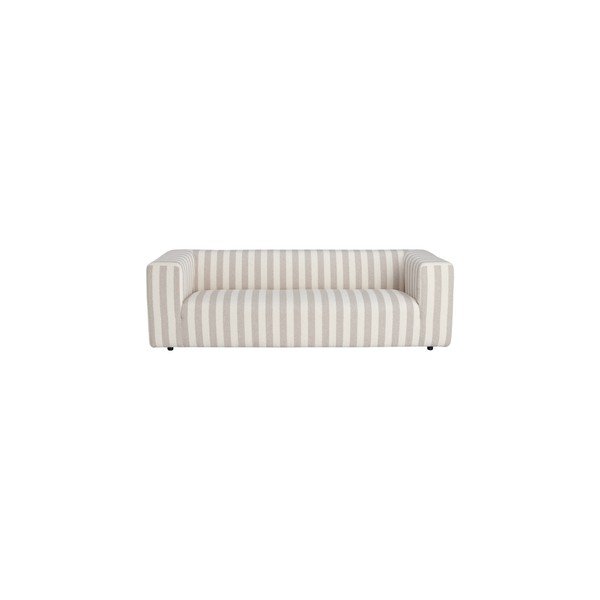 Canapea bej/crem cu tapițerie din chenille 220 cm Lisa – Ellos Home-image-2