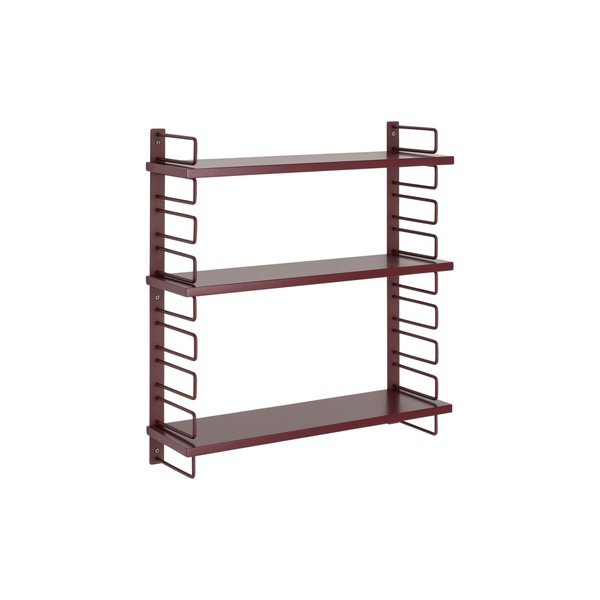 Raft roșu etajat din metal 54 cm Iseo – Ellos Home