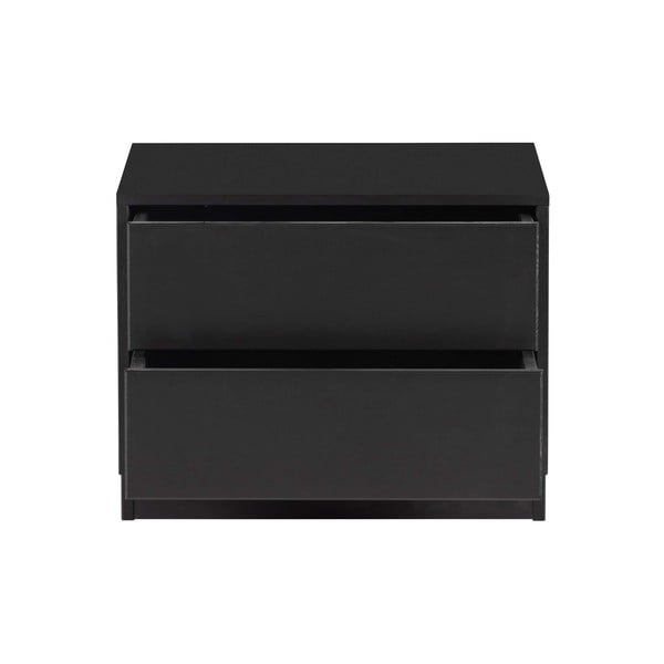 Masă TV modulară neagră din lemn masiv de pin 50x40 cm Finca – WOOOD-image-3