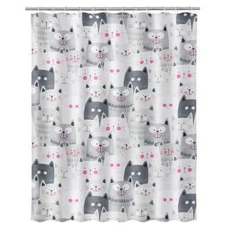 Perdea de duș Casa Selección Gatos, 180 x 200 cm