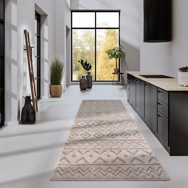 Covor tip traversă bej 80x240 cm Carpet Itinerance Beige – Elle Decoration-image-1