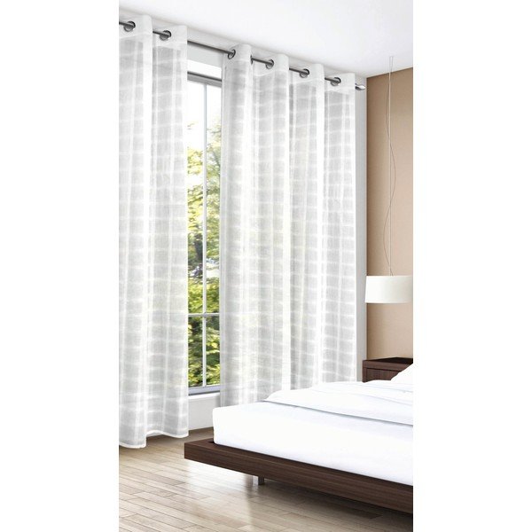 Draperie albă 140x245 cm – Sehlbach-image-1