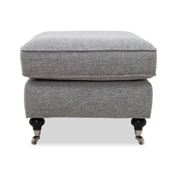 Taburet Vivonia William, gri deschis-image-1