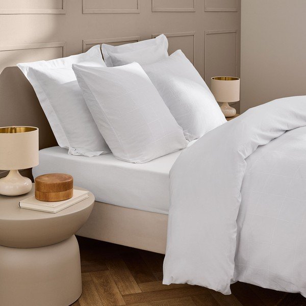 Cearceaf alb 140x190 cm Linella – douceur d'intérieur