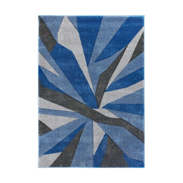 Covor Flair Rugs Shatter Blue Grey, 80 x 150 cm, albastru - gri