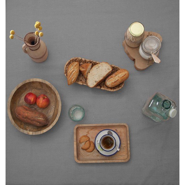 Față de masă Really Nice Things Cool Grey, 140 x 140 cm-image-2