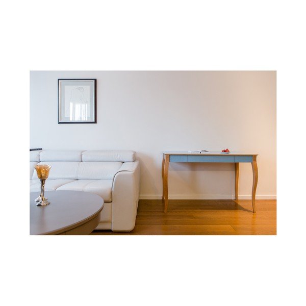 Birou Ragaba Lillo, lungime 105 cm, turcoaz deschis-image-3